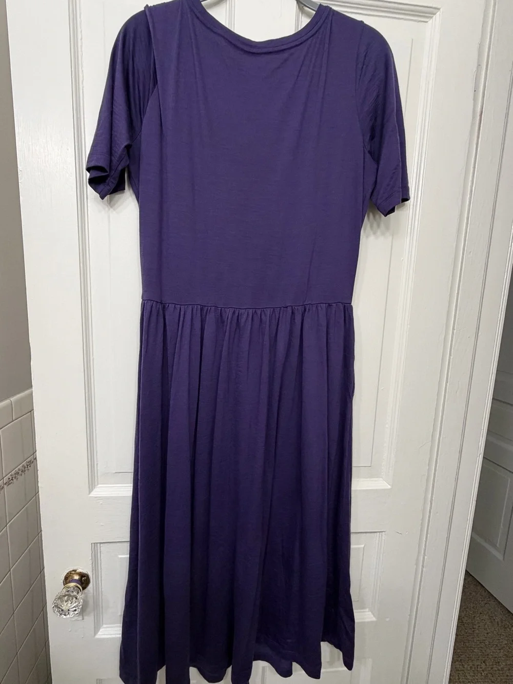 wool& Sylvie Dress - Iris Blue - Picture 2 of 3